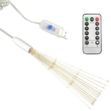 Firecrack Light Set of 10 Warm white Copper 20 cm long 328599