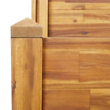2-Tier Garden Planter 110x75x84 cm Solid Acacia Wood 46582