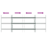 Security Grille for Windows with 3 Crossbars 3 pcs 630-1140 mm 42031277