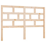 Bed Headboard 146x4x100 cm Solid Wood Pine 814194