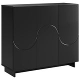 Sideboard Black 85.5 x 31 x 75 cm Engineered Wood 8011541