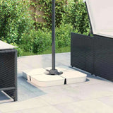 4 Piece Parasol Base Set for Cross Stand Parasol 100 kg PP 847446