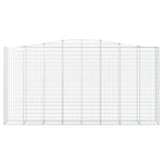 Arched Gabion Basket 400x50x200/220 cm Galvanised Iron 153420
