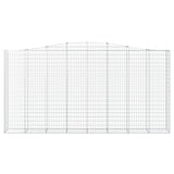 Arched Gabion Basket 400x50x200/220 cm Galvanised Iron 153420