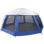 ZNTS Pool Tent with Removable Fly & Mesh Walls Azure Blue 612x612 cm 4100637