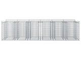 Gabion Raised Bed 3 pcs Silver 3422227