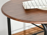 3-Piece Dining Table Set , Metal Frame Wood Top Breakfast Bar Table Set for 2, Dining Table T3398P344171