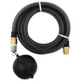Suction Hose with Brass Connectors Black 1,1" 4 m PVC 151057
