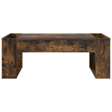 Coffee Table Smoked Oak 110 x 50 x 41 cm Engineered Wood 8000160