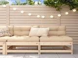 Garden Middle Sofas 2 pcs Solid Wood Pine 825513