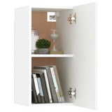 7 Piece TV Cabinet Set White Engineered Wood 3078671