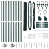 Welded Wire Fence with Spikes 25 x 1 m PVC-Coated Steel 3353096