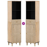 Bathroom Cabinet 38x33x160 cm Solid Wood Mango 358270