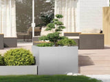 Planter 80x80x80 cm Galvanised Steel 860785