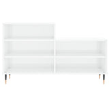 Shoe Cabinet High Gloss White 102x36x60 cm Engineered Wood 831382