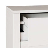 Coffee Table Drammen White 45 x 35 x 56 cm Solid Pine Wood 42003049