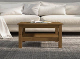 Coffee Table Honey Brown 55x55x40 cm Solid Wood Pine 814272