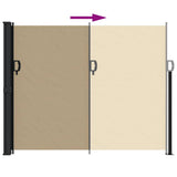 Retractable Side Awning Beige 160x500 cm 4004435