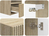 Bathroom Furniture Set 5 pcs Sonoma Oak 33 x 34.5 x 100 cm 3405995