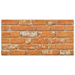 3D Wall Panels with Light Brown Brick Design 10 pcs EPS 147198