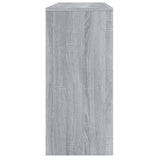Console Table Grey Sonoma 100x35x76.5 cm Engineered Wood 813036
