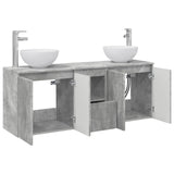 Bathroom Cabinet Set 3 pcs Concrete Grey 49.5 x 41 x 64.5 cm 3405630