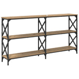 Console Table Artisan Oak 156 x 28 x 80.5 cm Engineered Wood 882785