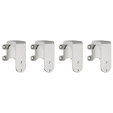 Sliding Door Hardware Kit 183 cm Stainless Steel Silver 3295765