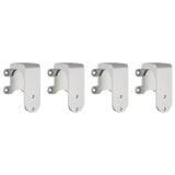 Sliding Door Hardware Kit 183 cm Stainless Steel Silver 3295761