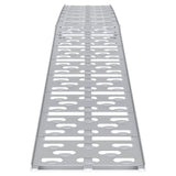 Foldable Motorcycle Ramp 340 kg per ramp 2 pcs Silver Aluminium 42021086