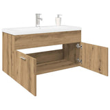 Sink Cabinet with Built-in Basin Artisan Oak Engineered Wood 3328910