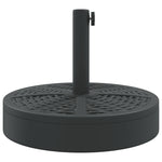 ZNTS Parasol Base for Ø38 / 48 mm Poles 25 kg Round 4007984