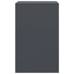 ZNTS Bedside Cabinet Anthracite 34.5x39x62 cm Steel 841767