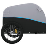 Bike Trailer Black and Blue 45 kg Iron 94135