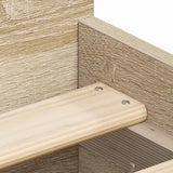 Bed Frame without Mattress Sonoma Oak 100x200 cm 3203798