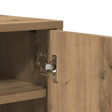 Shoe Cabinet Artisan Oak 60x35x70 cm Engineered Wood 856697