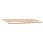 Retractable Awning Manual Multicolour 600 x 300 cm Fabric 3331618