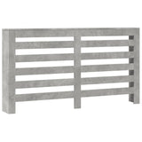 Radiator Cover Concrete Grey 149x20x82 cm Engineered Wood 852702