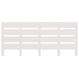 Headboard White 140x3x80 cm Solid Wood Pine 821343