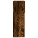 TV Cabinet with LED Lights Smoked Oak 40.5x30x90 cm 837051