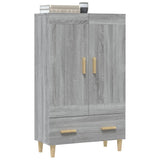 Highboard Grey Sonoma 70x31x115 cm Engineered Wood 817484