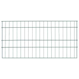 Pond Fence Set 5 pcs Green 100 x 50 cm Steel 42017316