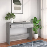 Console Table Grey Sonoma 100x35x76.5 cm Engineered Wood 813036