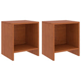 Bedside Cabinets 2 pcs Honey Brown 35x30x40 cm Solid Pinewood 322241
