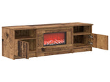 Electric Fireplace Old Wood 98 x 28.5 x 40.5 cm Engineered wood 8021197