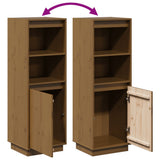 Highboard Honey Brown 37x34x110 cm Solid Wood Pine 813518