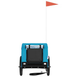 Pet Bike Trailer Blue and Black Oxford Fabric and Iron 94002