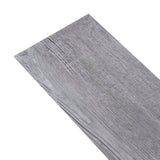 PVC Flooring Planks 5.02 m 2 mm Self-adhesive Matt Wood Grey 146602