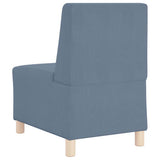 Modular Sofa Unit Armless 2 pcs Blue 55 x 74 x 82 cm 3399779