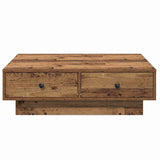 Coffee Table Old Wood 90 x 90 x 28 cm Engineered Wood 868802